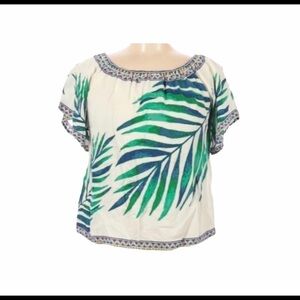 FLYING TOMATO PALM LEAVES SHORT SLEEVE TOP XS
